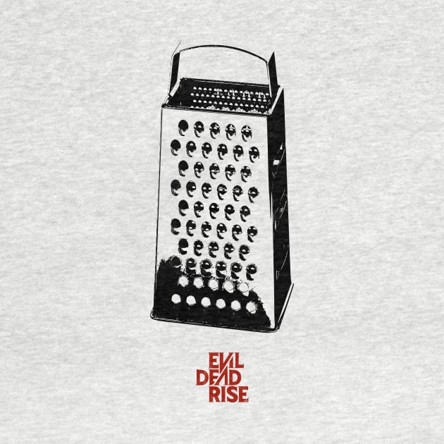 Evil Dead Rise cheese grater by amon_tees